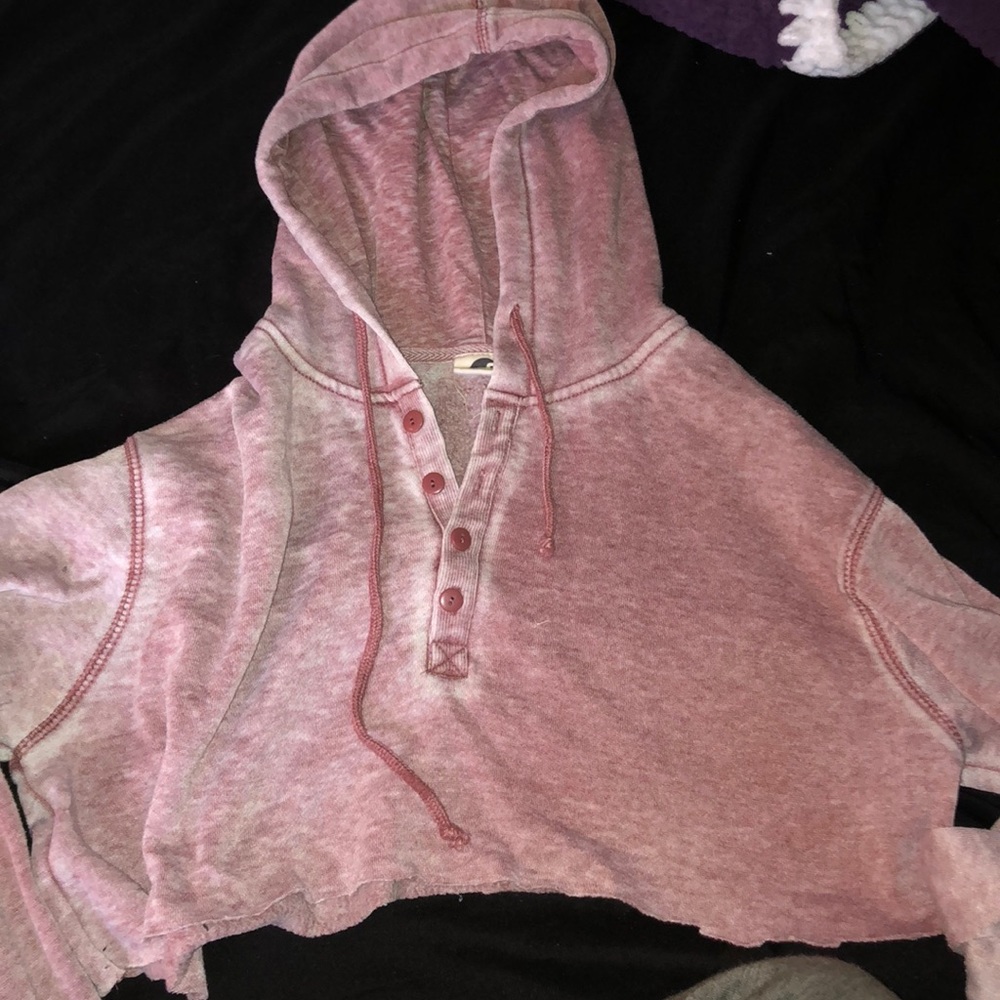 Super cozy cropped hoodie